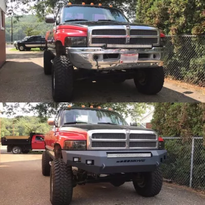 DODGE 2500-3500 1994-2002 with CLASSIC FRONT Weld It Yourself STANDARD installed