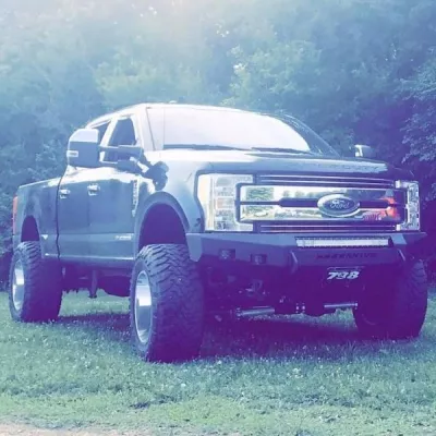 FORD F250-350 2017-2019 with CLASSIC FRONT Weld It Yourself STANDARD installed