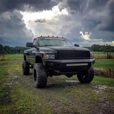 DODGE 2500-3500 1994-2002 with CLASSIC FRONT Weld It Yourself STANDARD installed