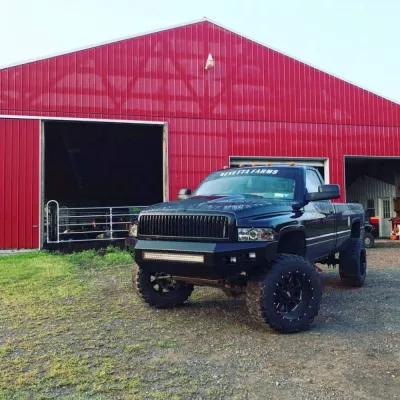 DODGE 2500-3500 1994-2002 with CLASSIC FRONT Weld It Yourself STANDARD installed
