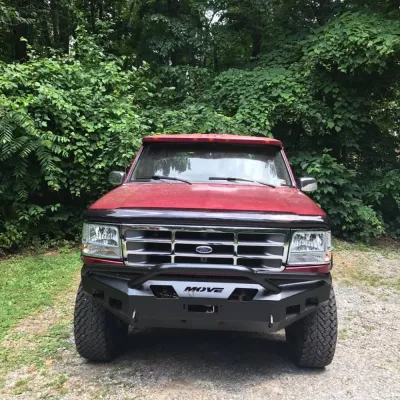 FORD BRONCO 1992-1996 with CLASSIC FRONT Weld It Yourself Offroad installed