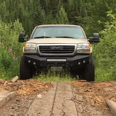 GMC 2500-3500HD 2003-2007 with CLASSIC FRONT Weld It Yourself STANDARD installed