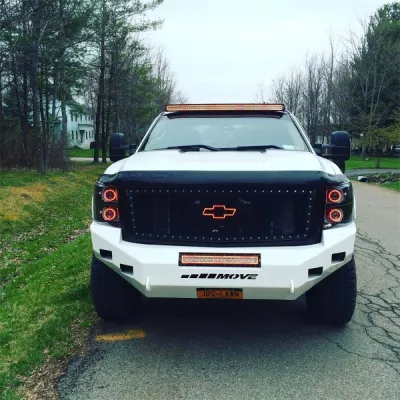 CHEVY 2500-3500HD 2007.5-2010 with CLASSIC FRONT Weld It Yourself STANDARD installed