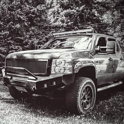 CHEVY 1500 2007.5-2013 with CLASSIC FRONT Weld It Yourself STANDARD installed