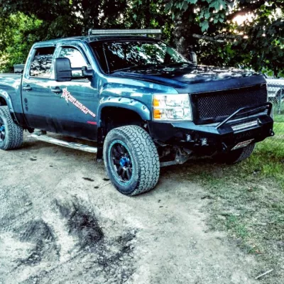 CHEVY 1500 2007.5-2013 with CLASSIC FRONT Weld It Yourself STANDARD installed