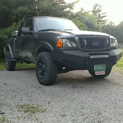 FORD RANGER 2001-2012 with CLASSIC FRONT Weld It Yourself STANDARD installed