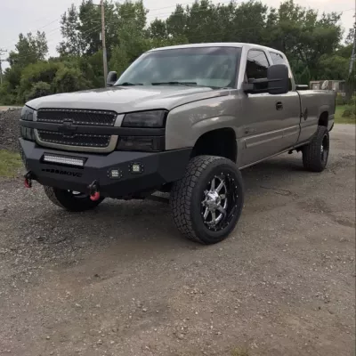 CHEVY 2500-3500HD 2003-2007 with CLASSIC FRONT Weld It Yourself STANDARD installed