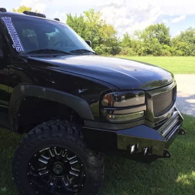 GMC 2500-3500HD 2003-2007 with CLASSIC FRONT Weld It Yourself STANDARD installed