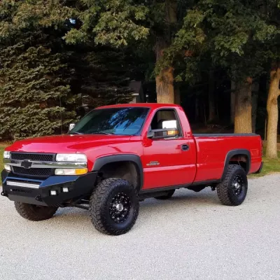 CHEVY 2500-3500HD 1999-2002 with CLASSIC FRONT Weld It Yourself STANDARD installed