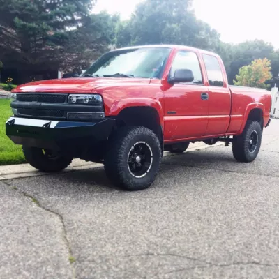 CHEVY 1500 1999-2002 with CLASSIC FRONT Weld It Yourself STANDARD installed