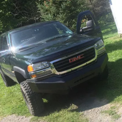 GMC 2500-3500HD 2003-2007 with CLASSIC FRONT Weld It Yourself STANDARD installed