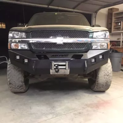 CHEVY 1500 2003-2007 with CLASSIC FRONT Weld It Yourself Offroad installed