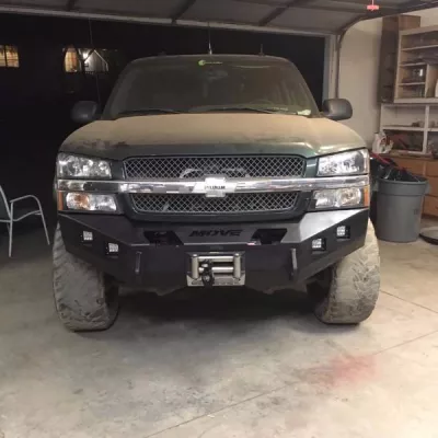 CHEVY 1500 2003-2007 with CLASSIC FRONT Weld It Yourself Offroad installed