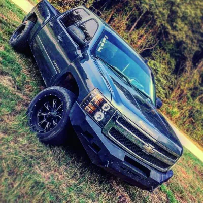 CHEVY 1500 2007.5-2013 with CLASSIC FRONT Weld It Yourself STANDARD installed