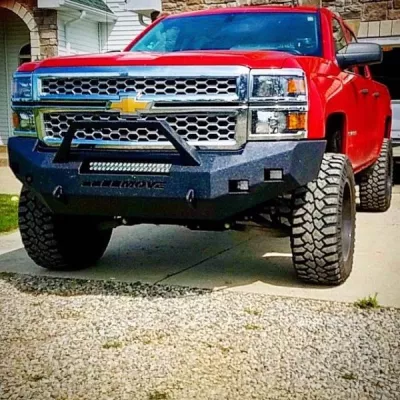 CHEVY 1500 2014-2015 with CLASSIC FRONT Weld It Yourself STANDARD installed