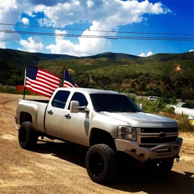 CHEVY 2500-3500HD 2007.5-2010 with CLASSIC FRONT Weld It Yourself STANDARD installed