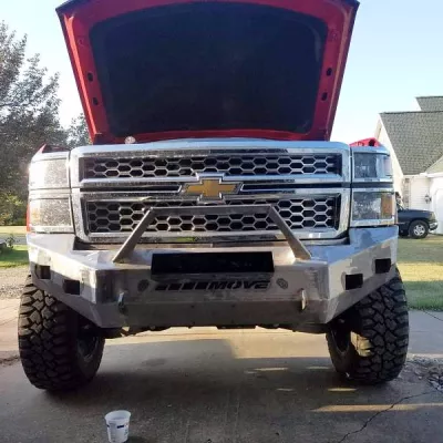 CHEVY 1500 2014-2015 with CLASSIC FRONT Weld It Yourself STANDARD installed