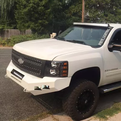 CHEVY 1500 2007.5-2013 with CLASSIC FRONT Weld It Yourself STANDARD installed