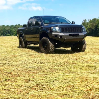 NISSAN TITAN 2003-2015 with CLASSIC FRONT Weld It Yourself STANDARD installed