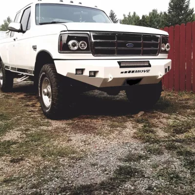 FORD F250-350 1992-1998 with CLASSIC FRONT Weld It Yourself STANDARD installed
