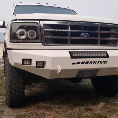 FORD F250-350 1992-1998 with CLASSIC FRONT Weld It Yourself STANDARD installed