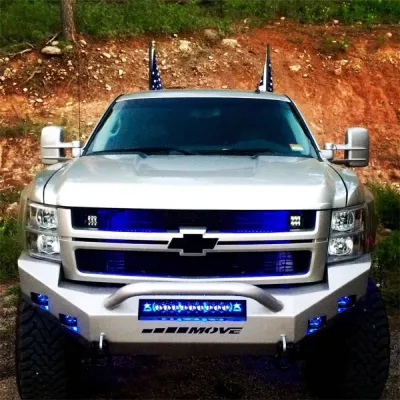CHEVY 2500-3500HD 2007.5-2010 with CLASSIC FRONT Weld It Yourself STANDARD installed