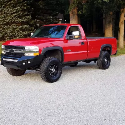 CHEVY 2500-3500HD 1999-2002 with CLASSIC FRONT Weld It Yourself STANDARD installed