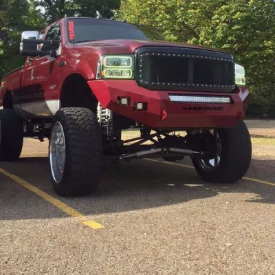 FORD F250-350 2005-2007 with CLASSIC FRONT Weld It Yourself STANDARD installed