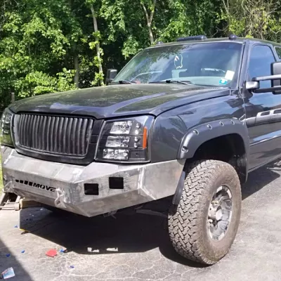 CHEVY 2500-3500HD 2003-2007 with CLASSIC FRONT Weld It Yourself STANDARD installed