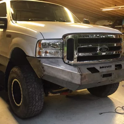 FORD F250-350 1999-2004 with CLASSIC FRONT W.I.Y.KIT OFFROAD installed