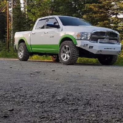 DODGE 1500 2009-2012 with CLASSIC FRONT Weld It Yourself STANDARD installed
