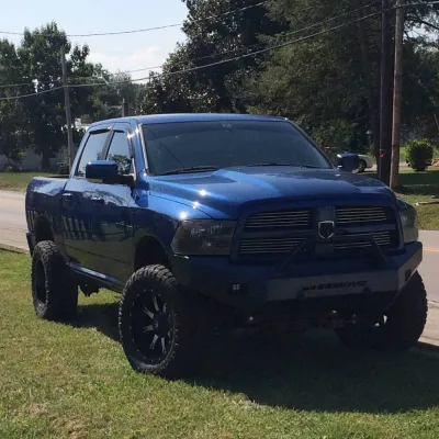 DODGE 1500 2009-2012 with CLASSIC FRONT Weld It Yourself STANDARD installed