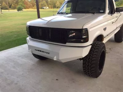 FORD F250-350 1992-1998 with CLASSIC FRONT Weld It Yourself STANDARD installed