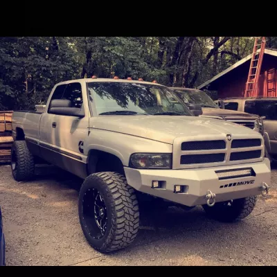 DODGE 2500-3500 1994-2002 with CLASSIC FRONT Weld It Yourself STANDARD installed