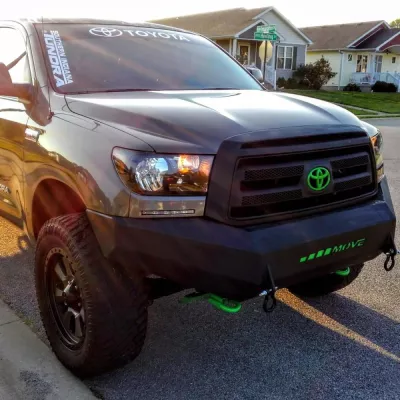 TOYOTA TUNDRA 2007-2013 with CLASSIC FRONT Weld It Yourself STANDARD installed