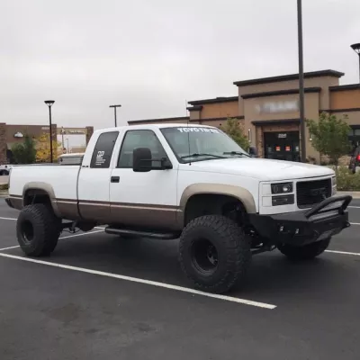 GMC 2500-3500HD 1988-1998 with CLASSIC FRONT W.I.Y.KIT STANDARD installed