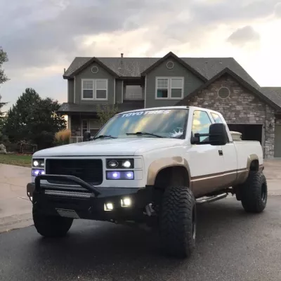 GMC 2500-3500HD 1988-1998 with CLASSIC FRONT W.I.Y.KIT STANDARD installed