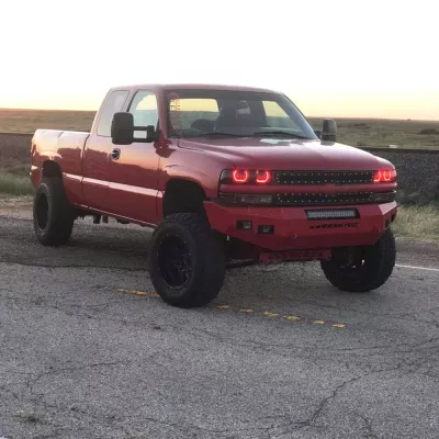 CHEVY 1500 1999-2002 with CLASSIC FRONT Weld It Yourself STANDARD installed
