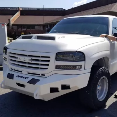 CHEVY 1500 1999-2002 with CLASSIC FRONT Weld It Yourself Offroad installed