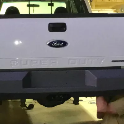 FORD F250-350 2005-2007 with CLASSIC REAR Weld It Yourself STANDARD installed