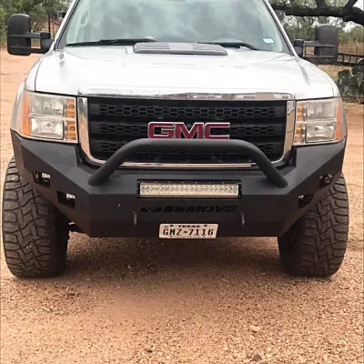 GMC 2500-3500HD 2011-2014 with CLASSIC FRONT Weld It Yourself STANDARD installed