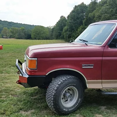 FORD BRONCO 1987-1991 with CLASSIC FRONT Weld It Yourself STANDARD installed