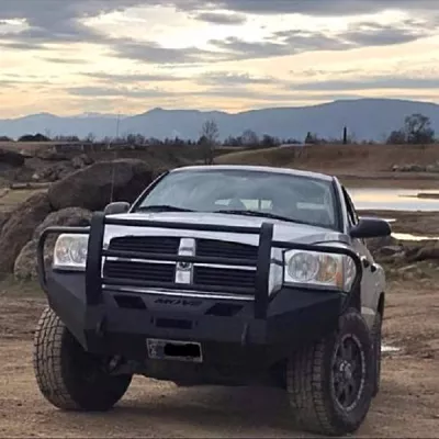 DODGE DAKOTA 2005-2011 with CLASSIC FRONT Weld It Yourself Offroad installed