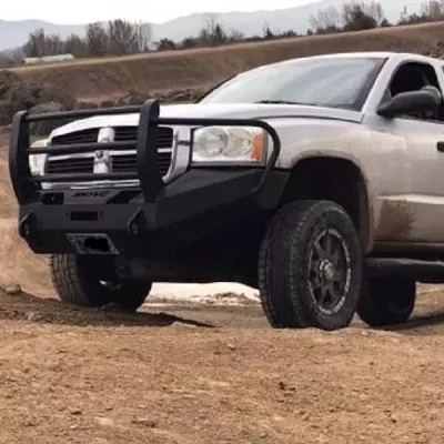 DODGE DAKOTA 2005-2011 with CLASSIC FRONT Weld It Yourself Offroad installed