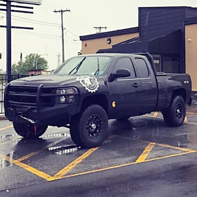 CHEVY 1500 2007.5-2013 with CLASSIC FRONT Weld It Yourself Offroad installed