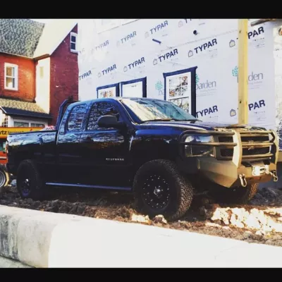 CHEVY 1500 2007.5-2013 with CLASSIC FRONT Weld It Yourself Offroad installed