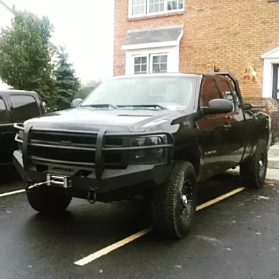 CHEVY 1500 2007.5-2013 with CLASSIC FRONT Weld It Yourself Offroad installed