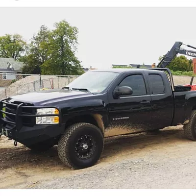 CHEVY 1500 2007.5-2013 with CLASSIC FRONT Weld It Yourself Offroad installed