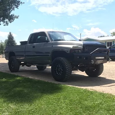 DODGE 2500-3500 1994-2002 with CLASSIC FRONT Weld It Yourself STANDARD installed