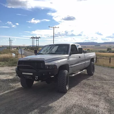 DODGE 2500-3500 1994-2002 with CLASSIC FRONT Weld It Yourself STANDARD installed